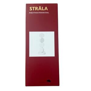 IKEA STRALA LED decorative table lamp, battery operated white, 8 5/8 "